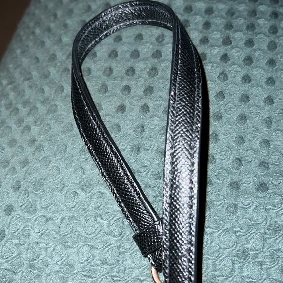 Black Coach Wristlet 9” x 6” gold accents - Picture 6 of 6